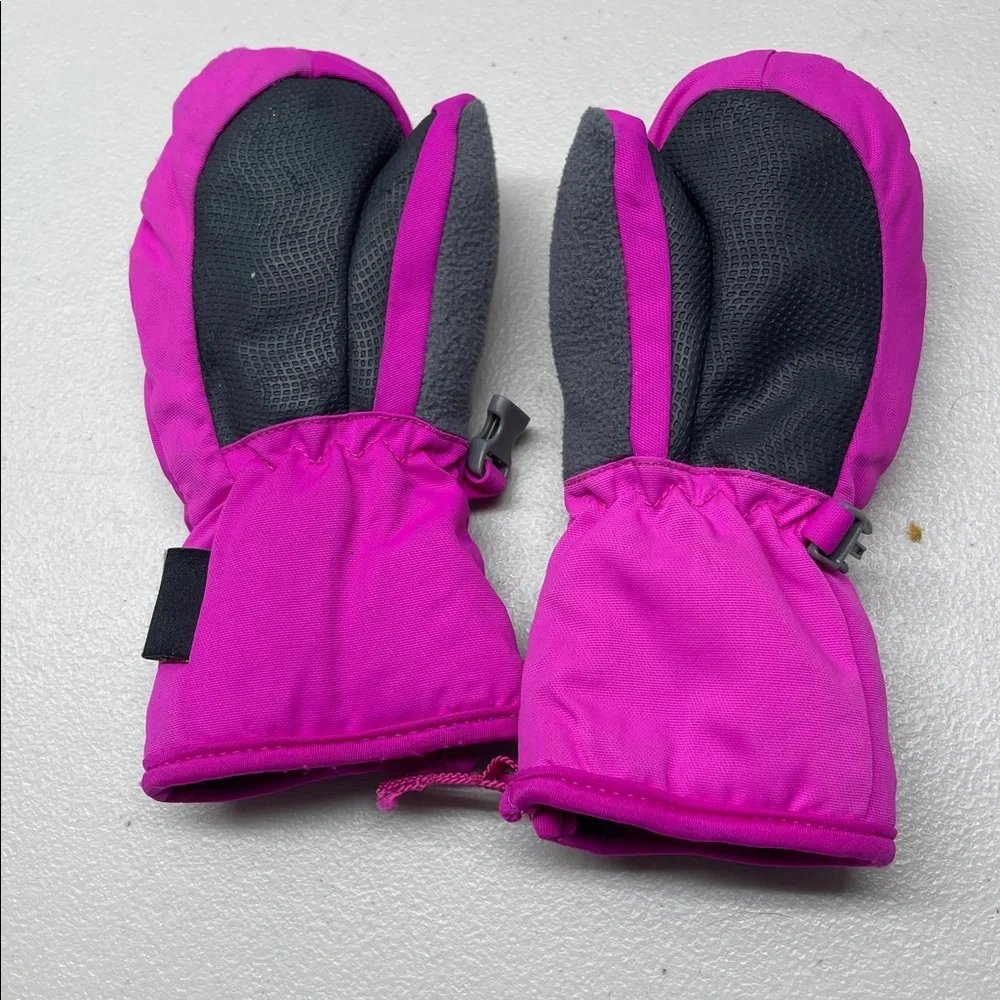 Head Outlast Pink & Purple Mittens XXS Kids With Interlocking Clip